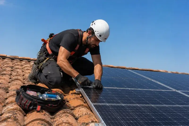 Maintenance et monitoring de panneaux solaires à Montagnac-la-Crempse